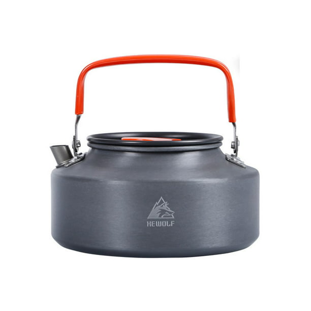 Aluminum Camping Kettle Teapot Coffee Cookware Lightweight Hiking Pinic Cook Set